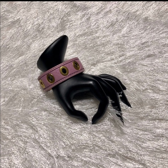 Lavender Coach Grommets Bracelet - Picture 8 of 8